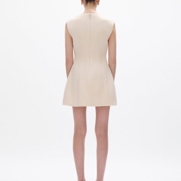 Rachel Gilbert Hallie Mini Dress - Rachel Gilbert Beige - Australian Luxury Evening Wear at Coveti