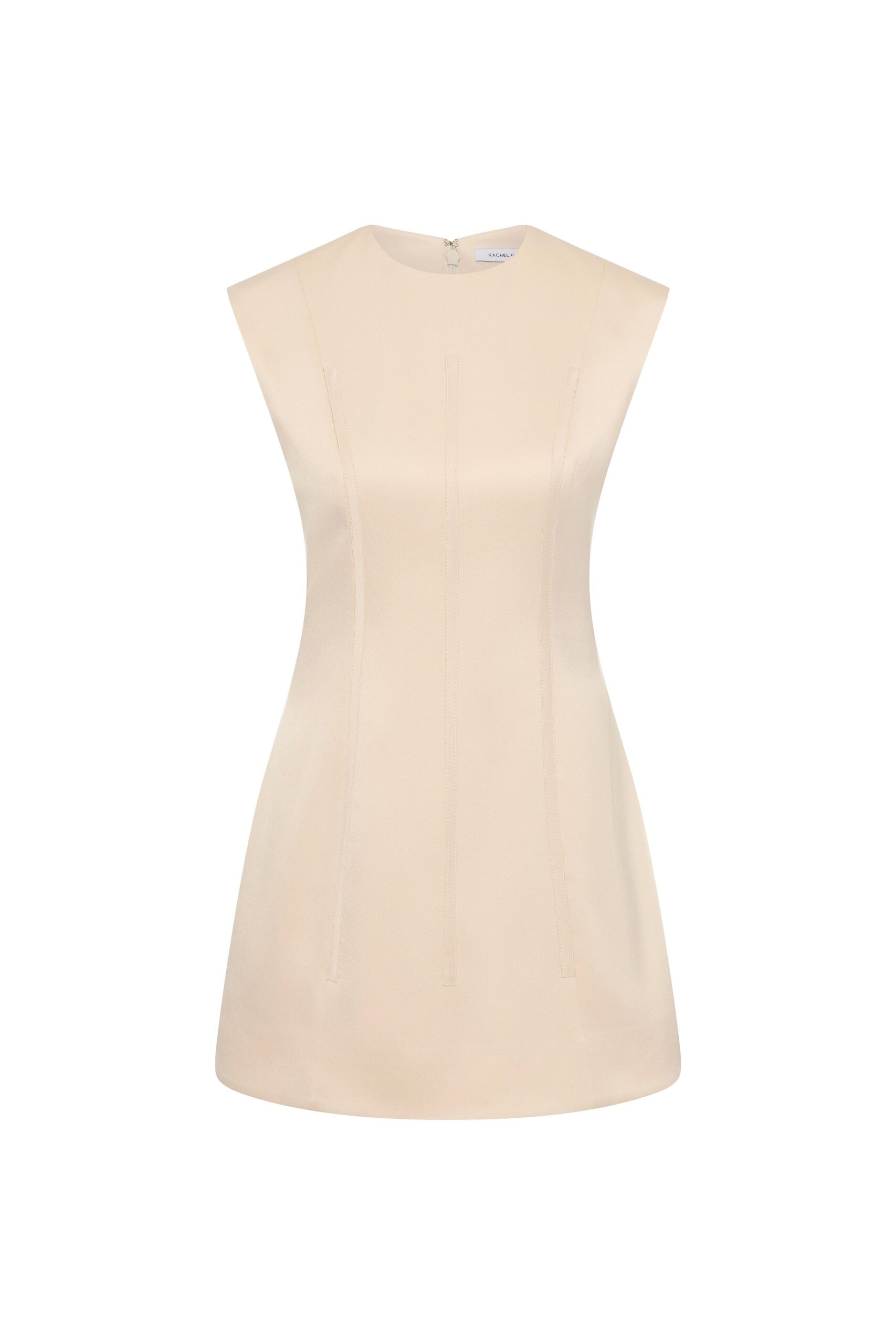 Rachel Gilbert Hallie Mini Dress - Rachel Gilbert Beige - Australian Luxury Evening Wear at Coveti Rachel Gilbert Hallie Mini Dress - Rachel Gilbert Beige - Australian Luxury Evening Wear at Coveti