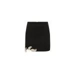 Rachel Gilbert Hallie Mini Skirt - Rachel Gilbert Black - Australian Luxury Evening Wear at Coveti