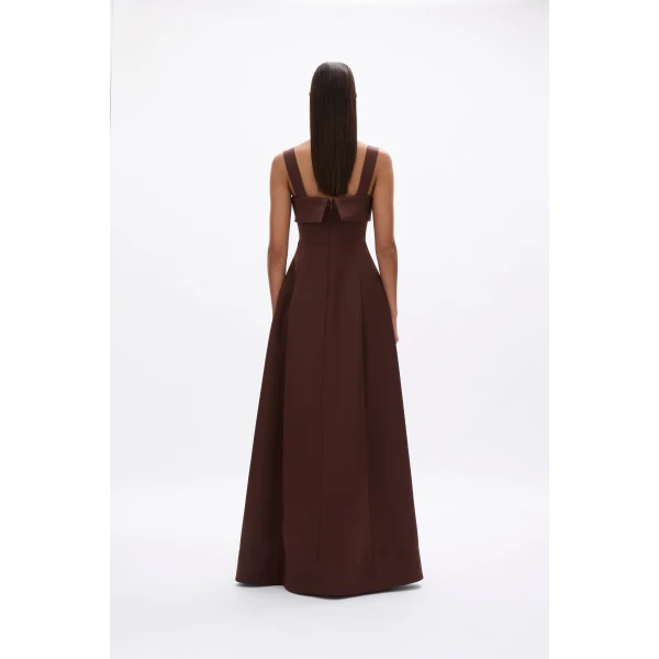 Rachel Gilbert Hallie Strap Gown, view 5