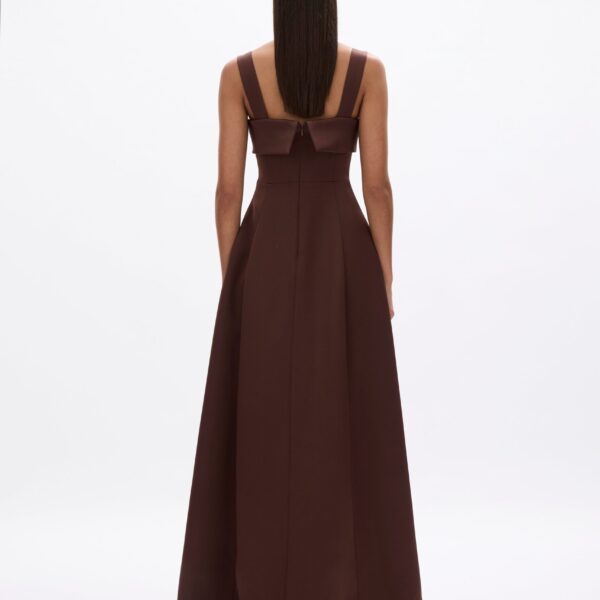 Rachel Gilbert Hallie Strap Gown - Rachel Gilbert Brown - Australian Luxury Evening Wear at Coveti