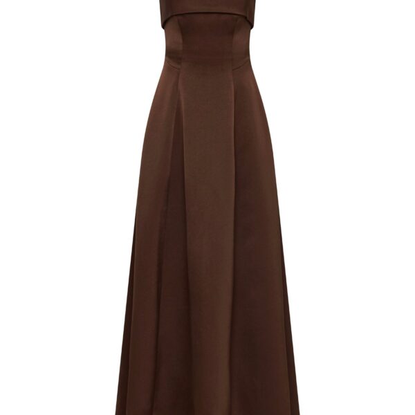 Rachel Gilbert Hallie Strap Gown - Rachel Gilbert Brown - Australian Luxury Evening Wear at Coveti