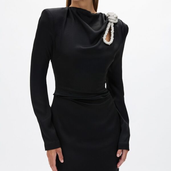 Rachel Gilbert Henrietta Dress - Rachel Gilbert Black - Australian Luxury Evening Wear at Coveti