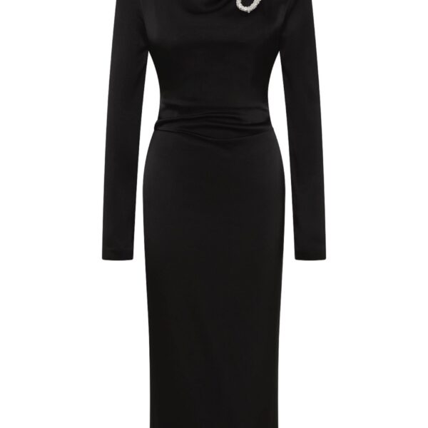Rachel Gilbert Henrietta Dress - Rachel Gilbert Black - Australian Luxury Evening Wear at Coveti