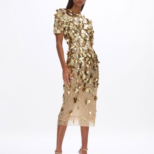 Rachel Gilbert Hugo Dress - Rachel Gilbert Gold - Australian Luxury Evening Wear at Coveti
