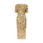 Rachel Gilbert Hugo Dress - Rachel Gilbert Gold - Australian Luxury Evening Wear at Coveti