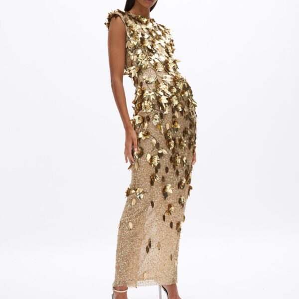 Rachel Gilbert Hugo Gown - Rachel Gilbert Gold - Australian Luxury Evening Wear at Coveti