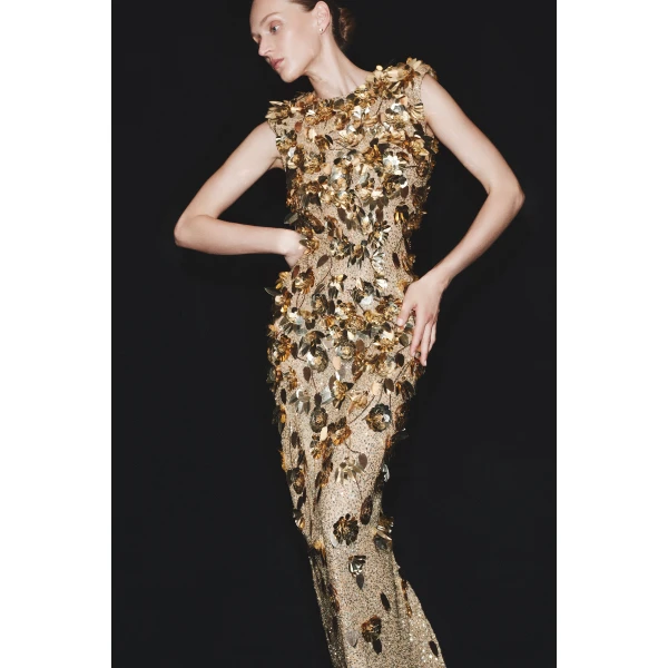 Rachel Gilbert Hugo Gown, view 3