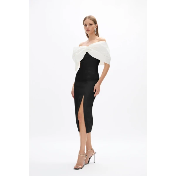 Rachel Gilbert Kace Dress - Rachel Gilbert Black - Australian Luxury Evening Wear at Coveti