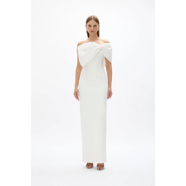 Rachel Gilbert Kace Gown - Rachel Gilbert Ivory - Australian Luxury Evening Wear at Coveti