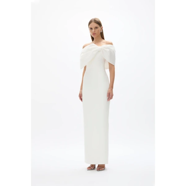 Rachel Gilbert Kace Gown - Rachel Gilbert Ivory - Australian Luxury Evening Wear at Coveti