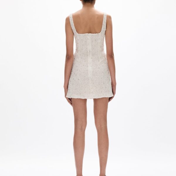 Rachel Gilbert Kaity Mini Dress - Rachel Gilbert Ivory - Australian Luxury Evening Wear at Coveti