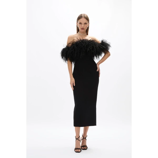 Rachel Gilbert Link Dress - Rachel Gilbert Black - Australian Luxury Evening Wear at Coveti
