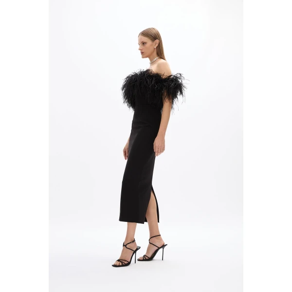 Rachel Gilbert Link Dress - Rachel Gilbert Black - Australian Luxury Evening Wear at Coveti