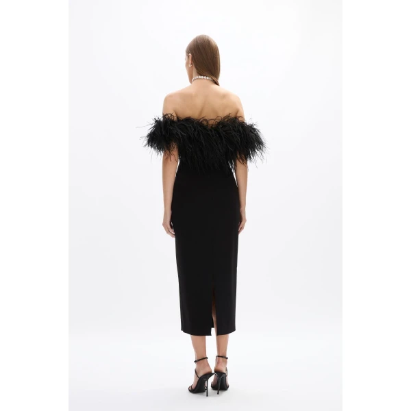 Rachel Gilbert Link Dress - Rachel Gilbert Black - Australian Luxury Evening Wear at Coveti
