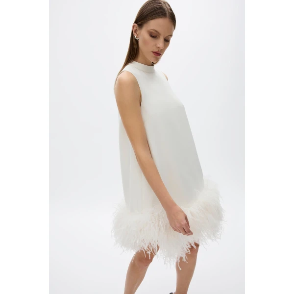 Rachel Gilbert Link Mini Dress - Rachel Gilbert Ivory - Australian Luxury Evening Wear at Coveti
