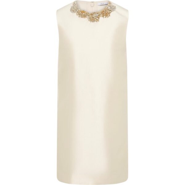 Rachel Gilbert Ludovica Shift Mini Dress - Rachel Gilbert Ivory - Australian Luxury Evening Wear at Coveti