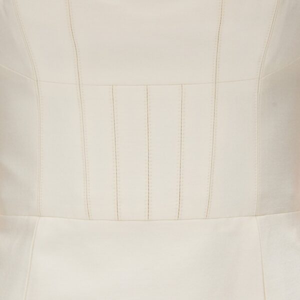 Rachel Gilbert Ludovica Trim Mini Dress - Rachel Gilbert Ivory - Australian Luxury Evening Wear at Coveti
