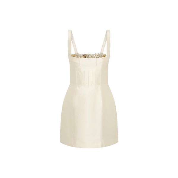 Rachel Gilbert Ludovica Trim Mini Dress