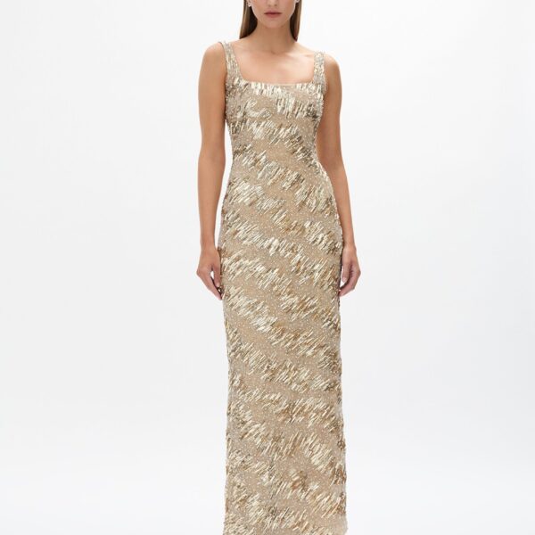 Rachel Gilbert Marcel Gown - Rachel Gilbert Gold - Australian Luxury Evening Wear at Coveti