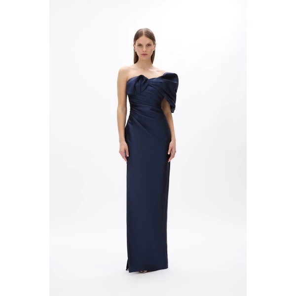 Rachel Gilbert Marlo Gown - Rachel Gilbert Blue - Australian Luxury Evening Wear at Coveti
