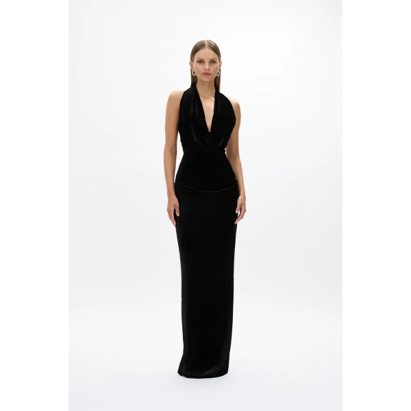 Rachel Gilbert Martin Plunge Gown, view 2