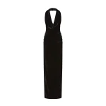 Rachel Gilbert Martin Plunge Gown - Rachel Gilbert Black - Australian Luxury Evening Wear at Coveti