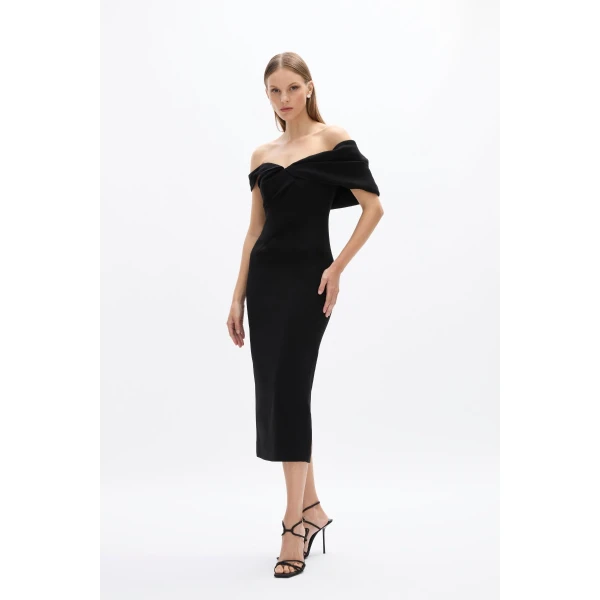 Rachel Gilbert Mattie Dress - Rachel Gilbert Black - Australian Luxury Evening Wear at Coveti
