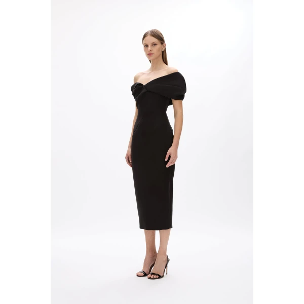Rachel Gilbert Mattie Dress - Rachel Gilbert Black - Australian Luxury Evening Wear at Coveti