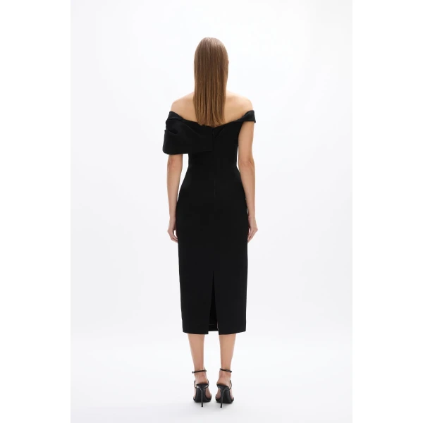 Rachel Gilbert Mattie Dress - Rachel Gilbert Black - Australian Luxury Evening Wear at Coveti