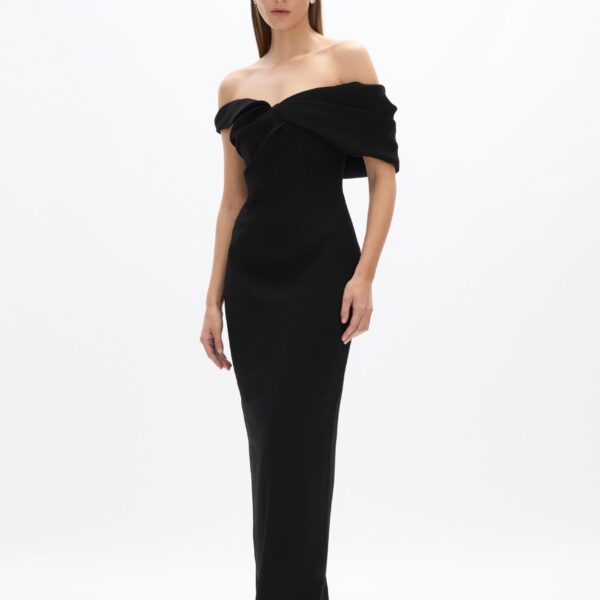 Rachel Gilbert Mattie Gown - Rachel Gilbert Black - Australian Luxury Evening Wear at Coveti