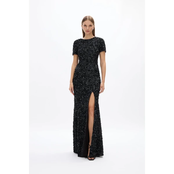 Rachel Gilbert Nixie Gown - Rachel Gilbert Black - Australian Luxury Evening Wear at Coveti
