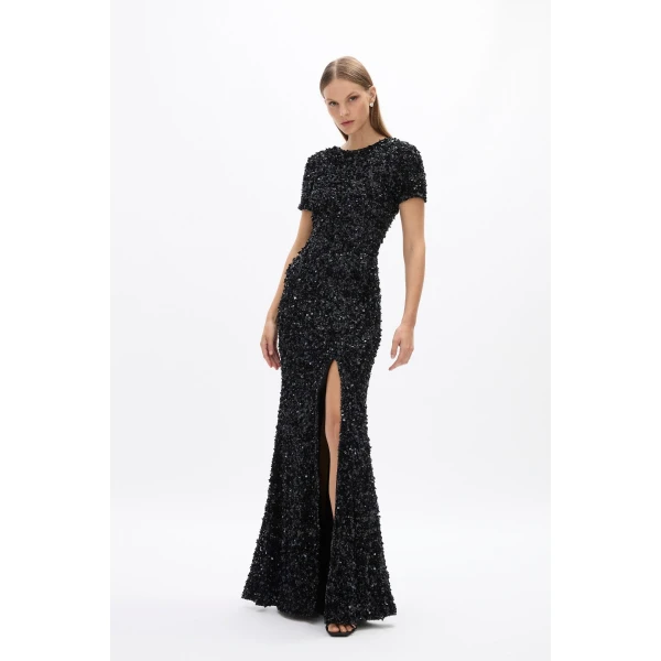 Rachel Gilbert Nixie Gown - Rachel Gilbert Black - Australian Luxury Evening Wear at Coveti