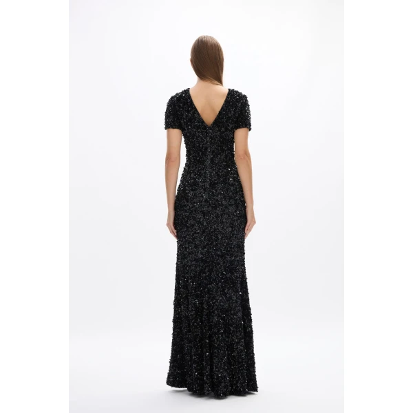 Rachel Gilbert Nixie Gown - Rachel Gilbert Black - Australian Luxury Evening Wear at Coveti