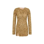 Rachel Gilbert Phillipe Mini Dress - Rachel Gilbert Gold - Australian Luxury Evening Wear at Coveti