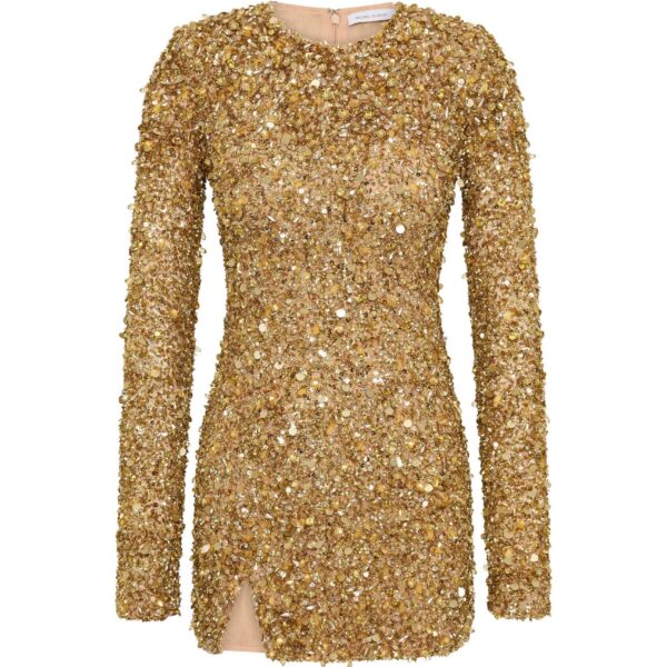 Rachel Gilbert Phillipe Mini Dress - Rachel Gilbert Gold - Australian Luxury Evening Wear at Coveti