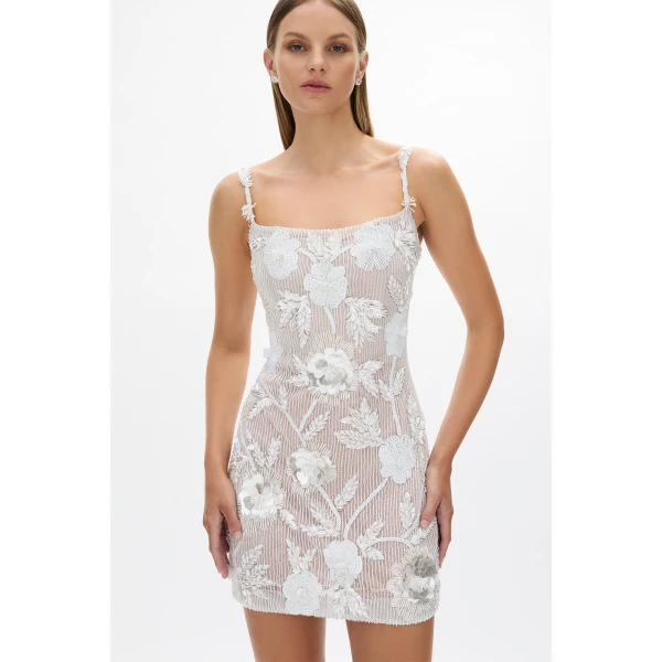 Rachel Gilbert Pierre Mini Dress, view 3