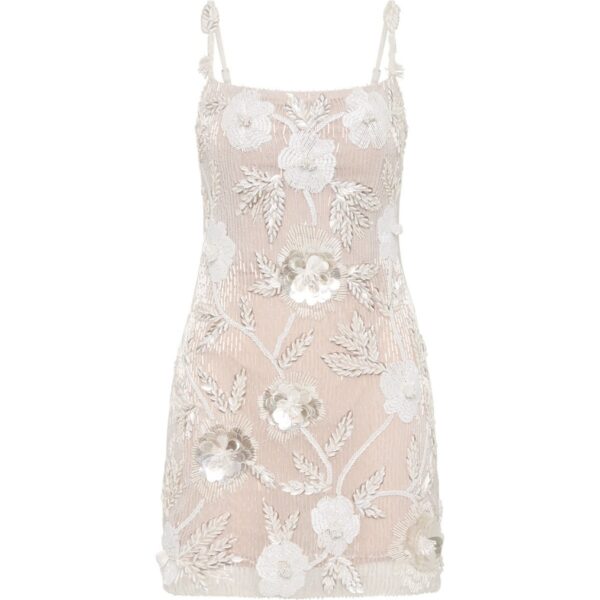 Rachel Gilbert Pierre Mini Dress - Rachel Gilbert Ivory - Australian Luxury Evening Wear at Coveti