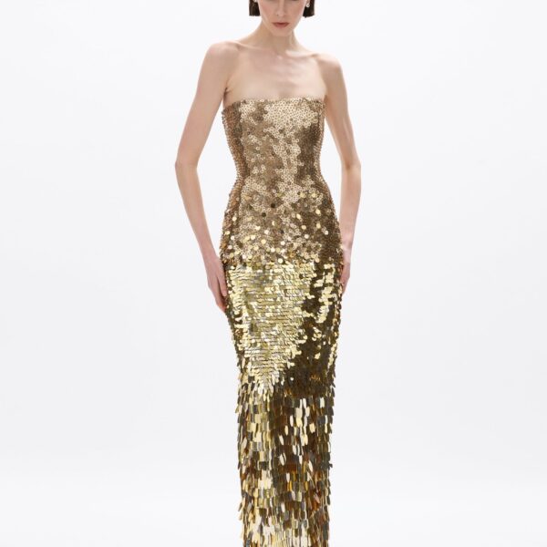 Rachel Gilbert Remy Gown - Rachel Gilbert Gold - Australian Luxury Evening Wear at Coveti