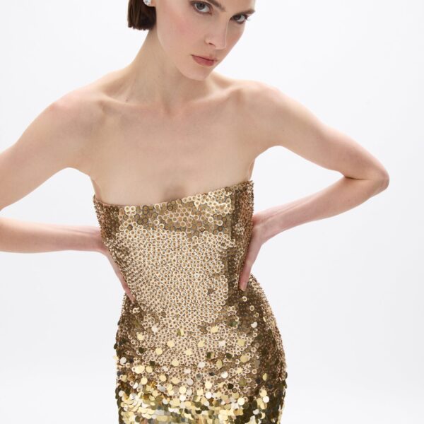 Rachel Gilbert Remy Gown - Rachel Gilbert Gold - Australian Luxury Evening Wear at Coveti
