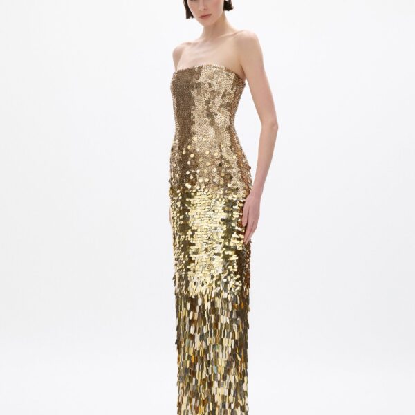 Rachel Gilbert Remy Gown - Rachel Gilbert Gold - Australian Luxury Evening Wear at Coveti