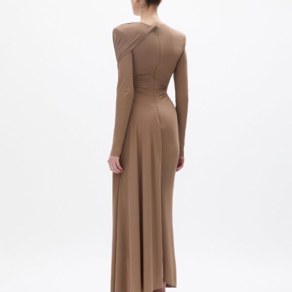 Rachel Gilbert Rico Dress - Rachel Gilbert Brown - Australian Luxury Evening Wear at Coveti
