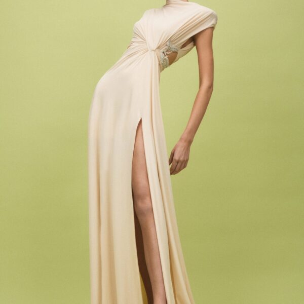 Rachel Gilbert Rico Gown - Rachel Gilbert Ivory - Australian Luxury Evening Wear at Coveti