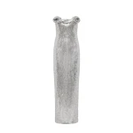 Rachel Gilbert Rosalie Gown - Rachel Gilbert Silver - Australian Luxury Evening Wear at Coveti