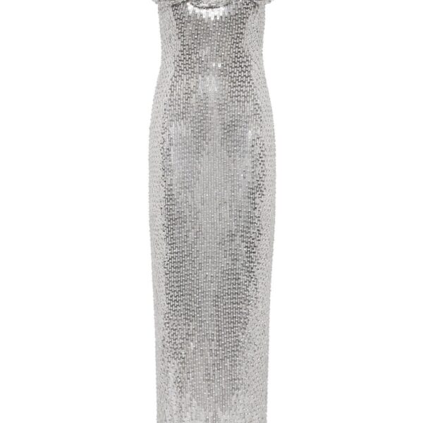 Rachel Gilbert Rosalie Gown - Rachel Gilbert Silver - Australian Luxury Evening Wear at Coveti