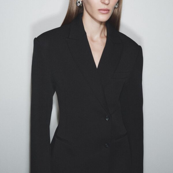 Rachel Gilbert Sergio Blazer - Rachel Gilbert Black - Australian Luxury Evening Wear at Coveti