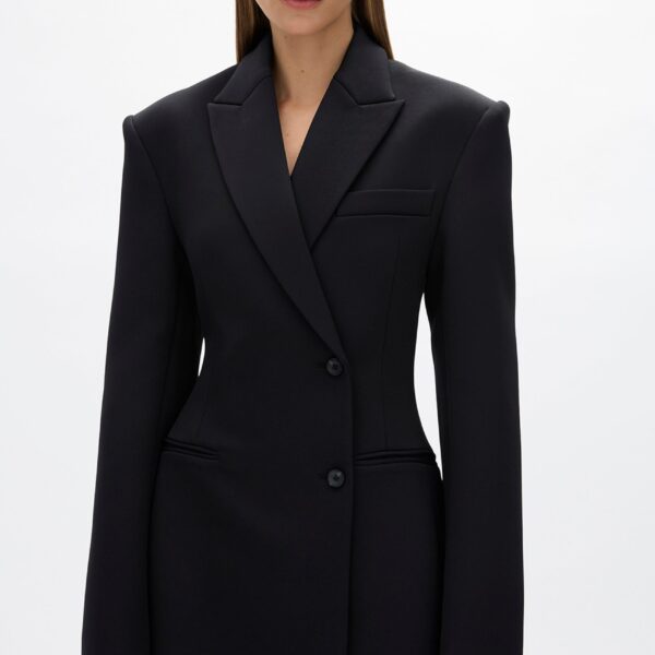 Rachel Gilbert Sergio Coat - Rachel Gilbert Black - Australian Luxury Evening Wear at Coveti