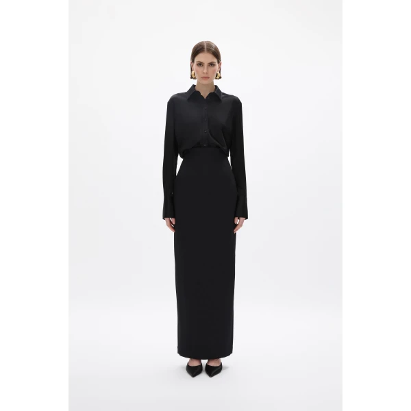 Rachel Gilbert Sergio Column Skirt, view 2