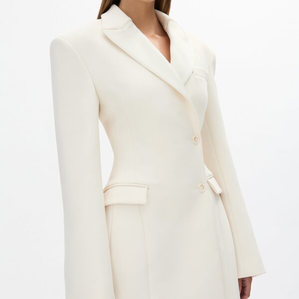 Rachel Gilbert Sergio Mini Dress - Rachel Gilbert Ivory - Australian Luxury Evening Wear at Coveti