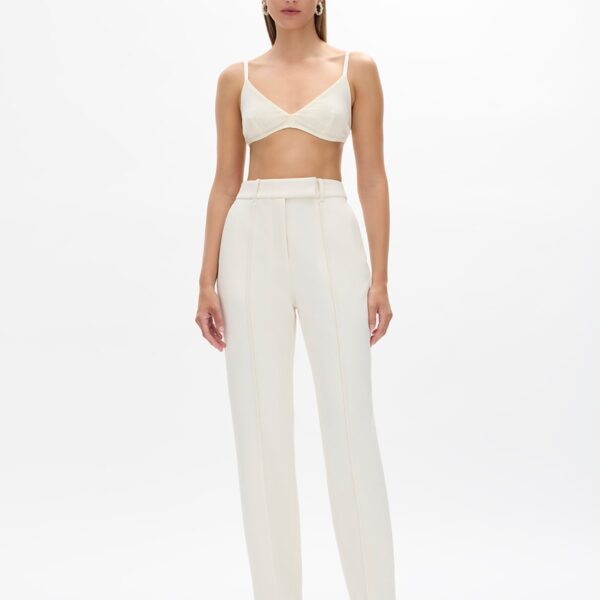 Rachel Gilbert Sergio Pant - Rachel Gilbert Ivory - Australian Luxury Evening Wear at Coveti